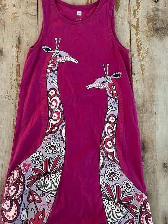 Tea Collection Other - Tea Collection giraffe dress - size 7